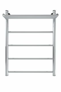 Полотенцесушитель водяной Indigo Line LLSHW70-50P с полкой 70x50 см хром